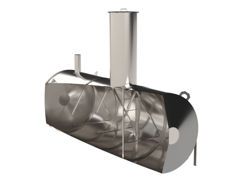 Резервуар РГСП рендер сечение 25 м3